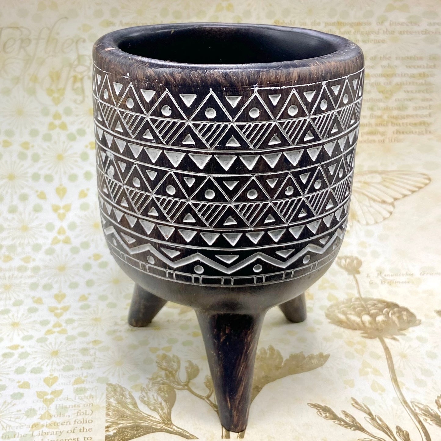 Geometric Wood Planter