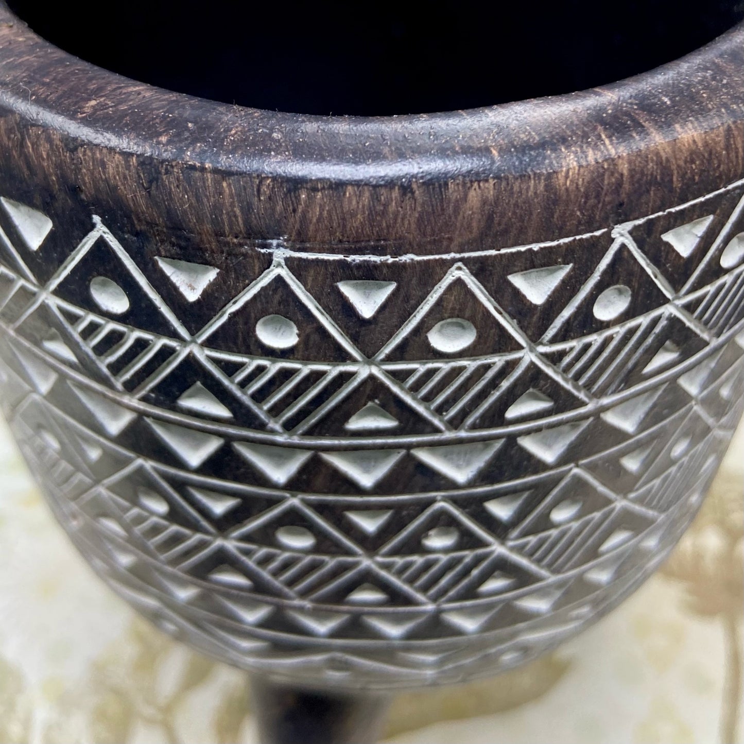 Geometric Wood Planter