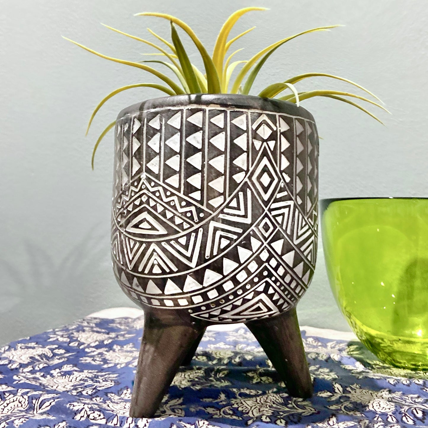 Aztec Wood Planter