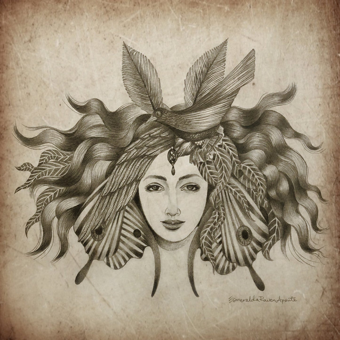 'Luna' Print
