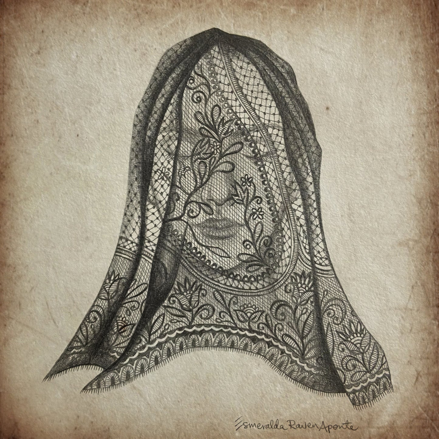 'Veil' Print