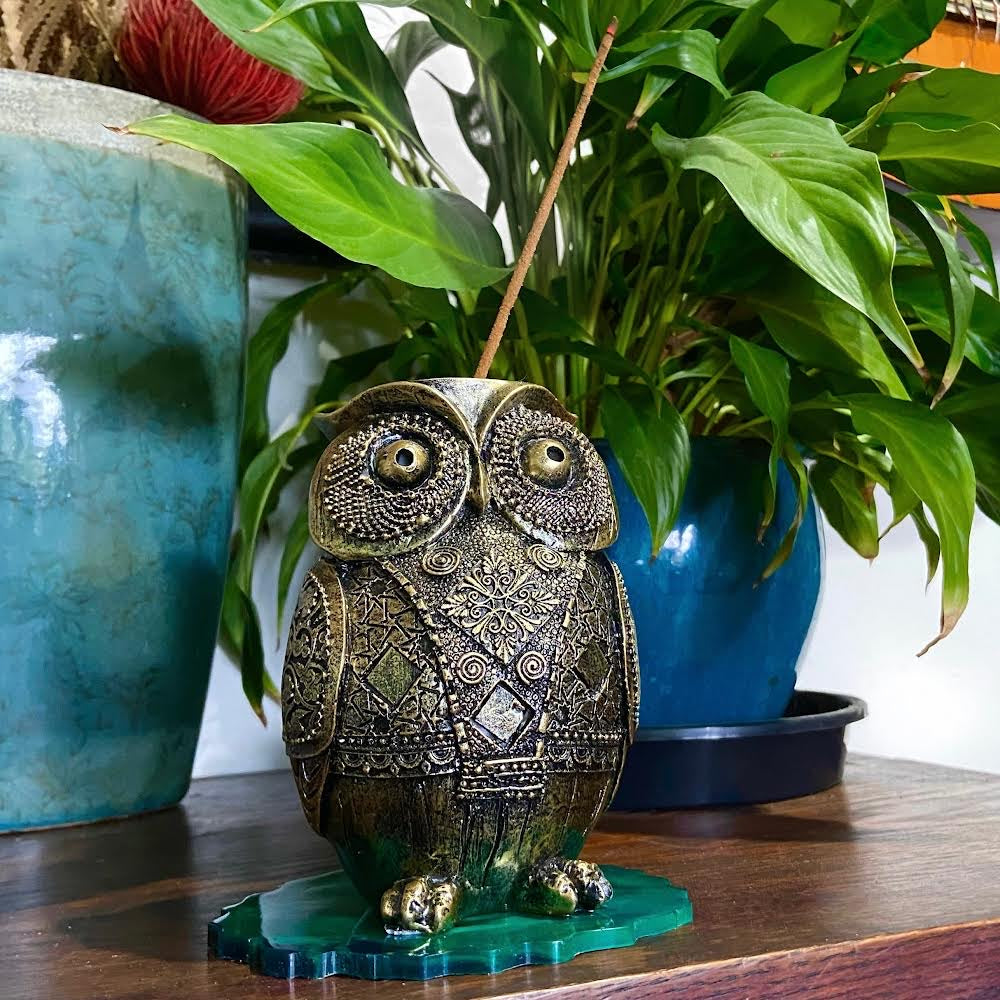 Magical Owl Incense Holder