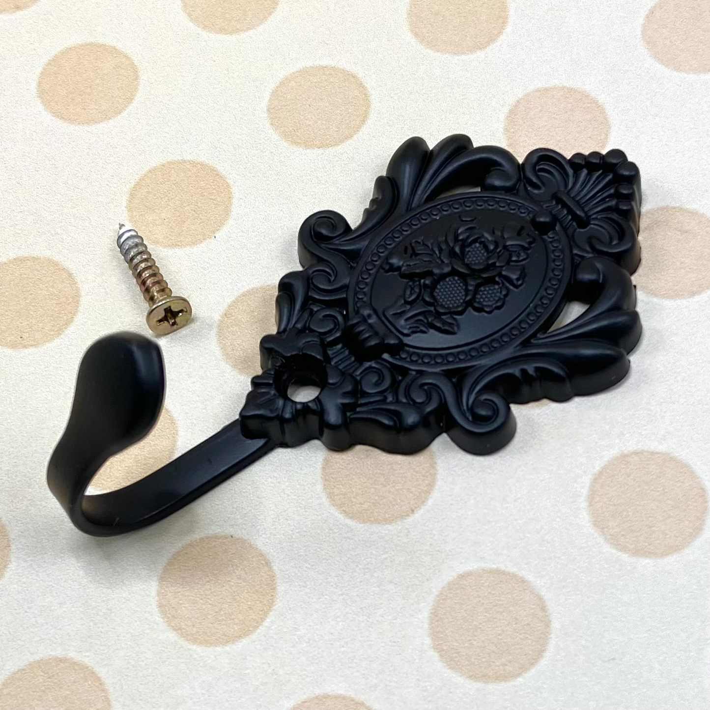 Vintage Wall Mounting Hook - Black
