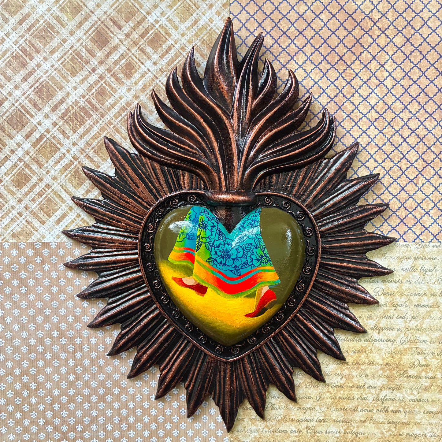 Heart Wall Ornament ‘Path’