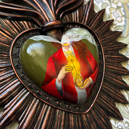Heart Wall Ornament ‘Compass’